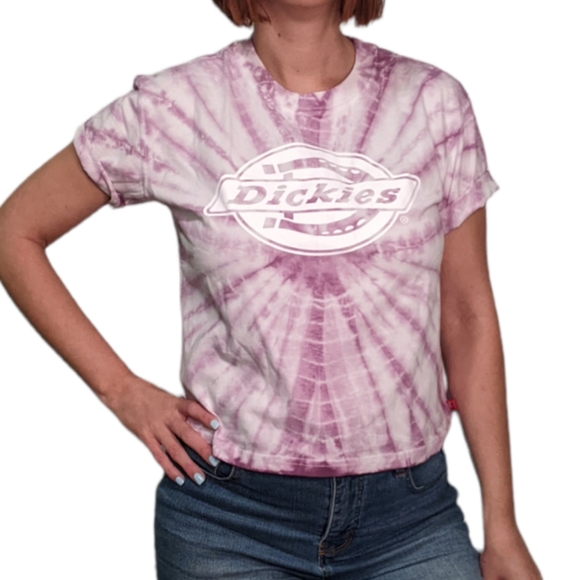 DICKIES Tie-dye Graphic Logo Tee ~ NWOT - Picture 2 of 11